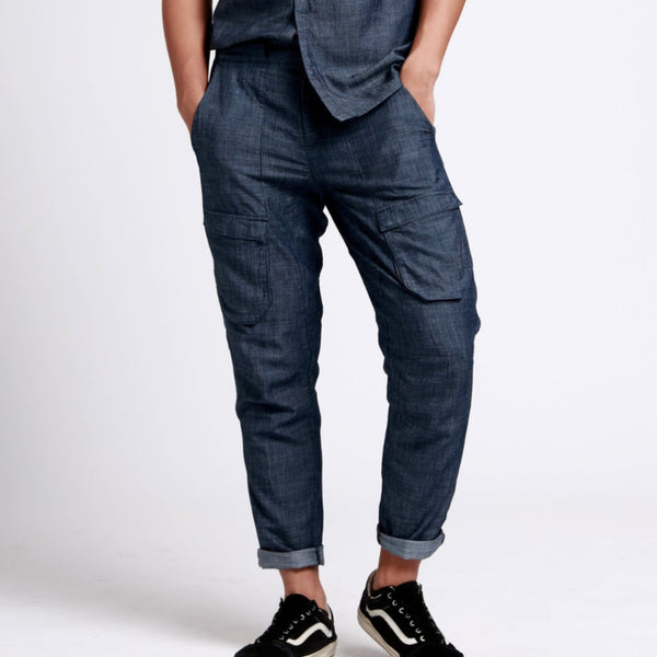 Selvaage- Denim Cargo Pants