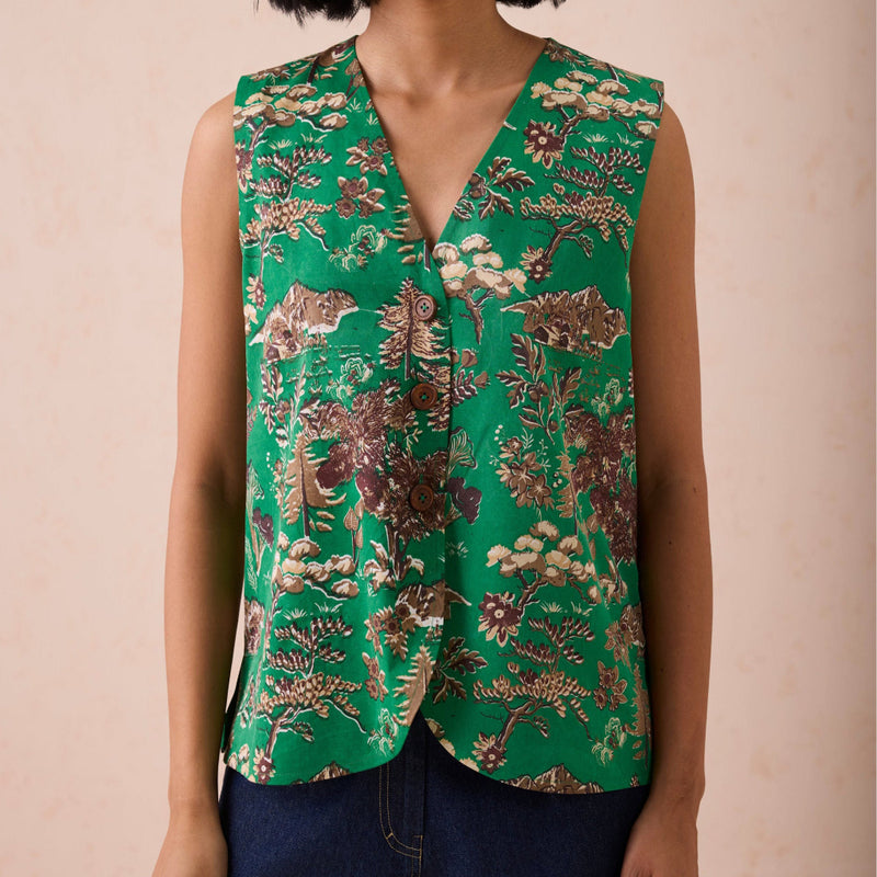 SUI - The Emerald Beginnings Tencel Waistcoat